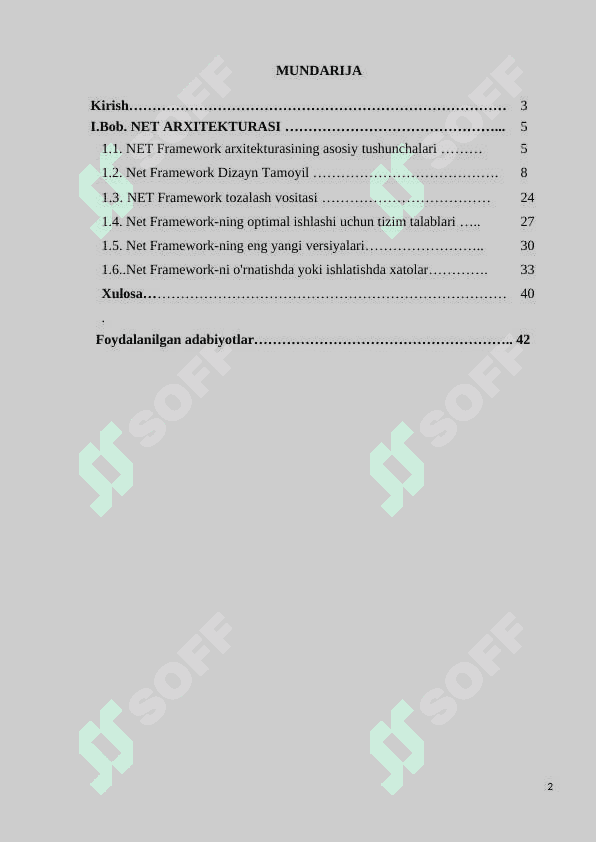 “ .NET ARXITEKTURASI” 2