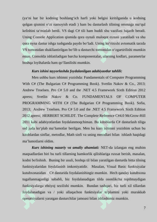 Algaritmlar kutubxonasi funksiyalari va ulardan ishlash 7