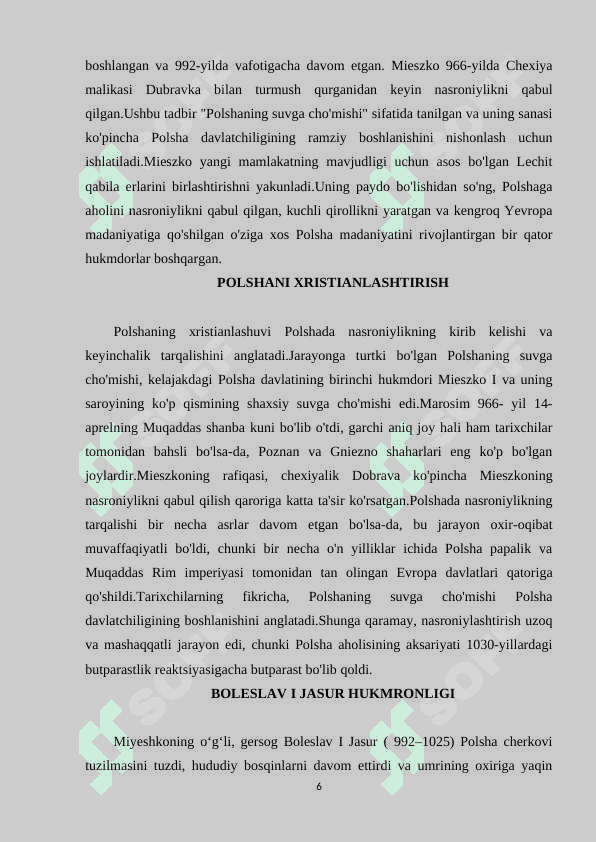 POLSHA 6