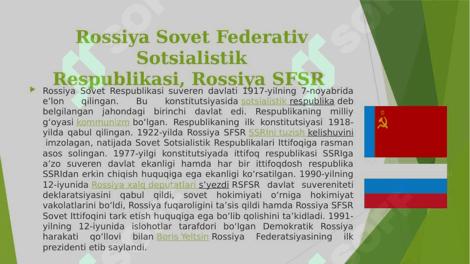 1900-1991-YILLARDA ROSSIYA DAVLATI 4