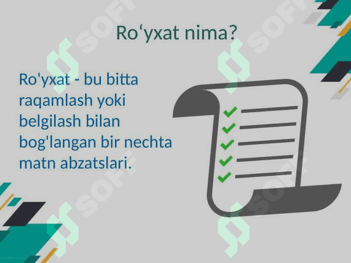 MS WORD matn protsessorida rasmiy hujjatlarni yaratish 3