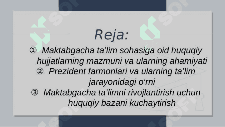 Maktabgacha talimga doir farmon,qaror va farmoishlarni sohaga keng tadbiq etish usullari 2