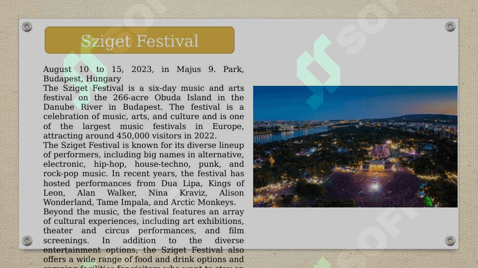 Music festivals of the world. 4