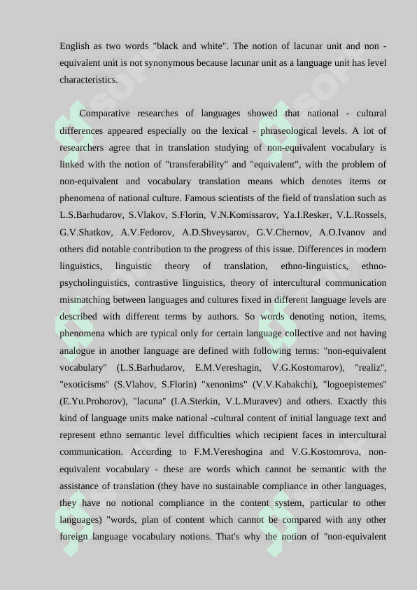 Non-equivalent lexical and its derivation 4