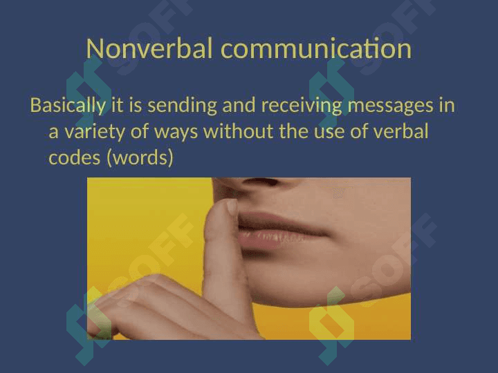 NON-VERBAL COMMUNICATION 2