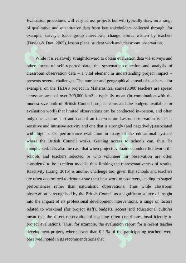 Observation based on video recording 4