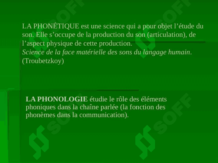 Phonètique et son objet 2