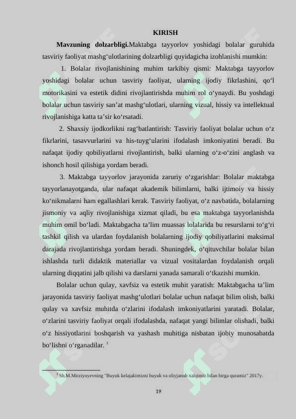 Maktabga tayyorlov yoshidagi bolalar guruhida tasviriy faoliyat mashg‘ulotlari 3