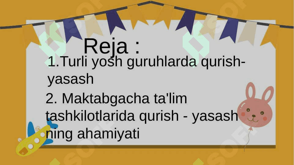Turli yosh guruhlarda qurish - yasash 2