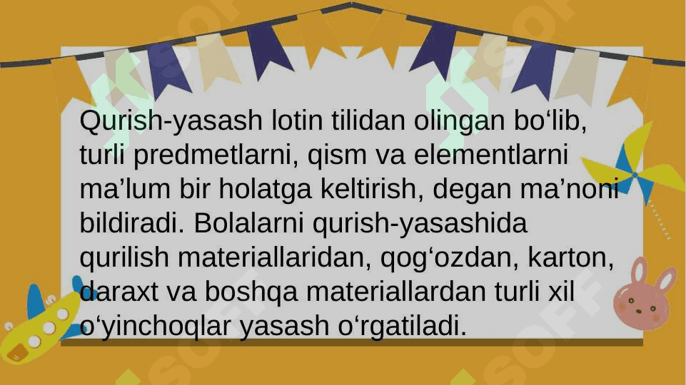 Turli yosh guruhlarda qurish - yasash 3