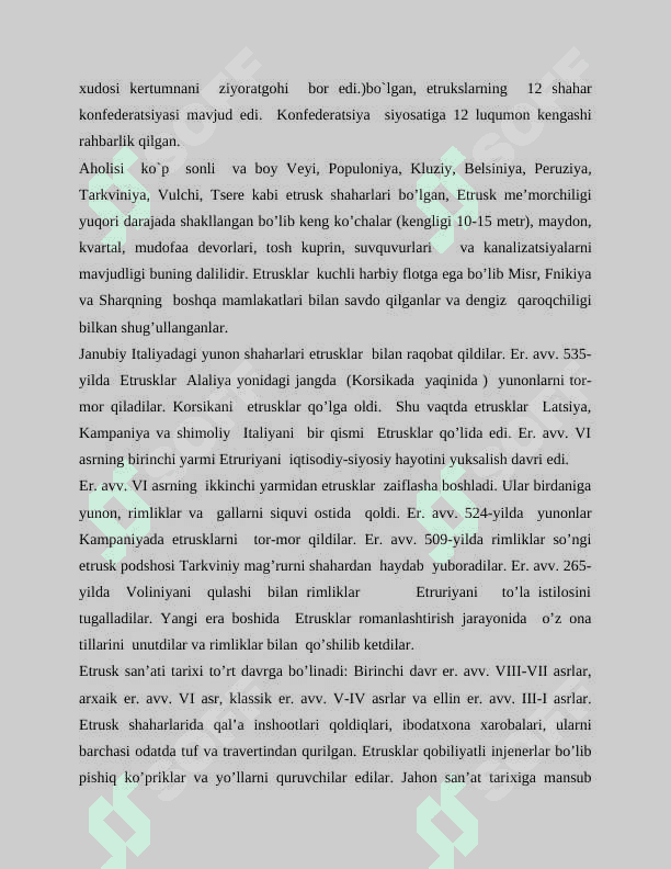 Etrusklar. Rim podsholik davrida 6