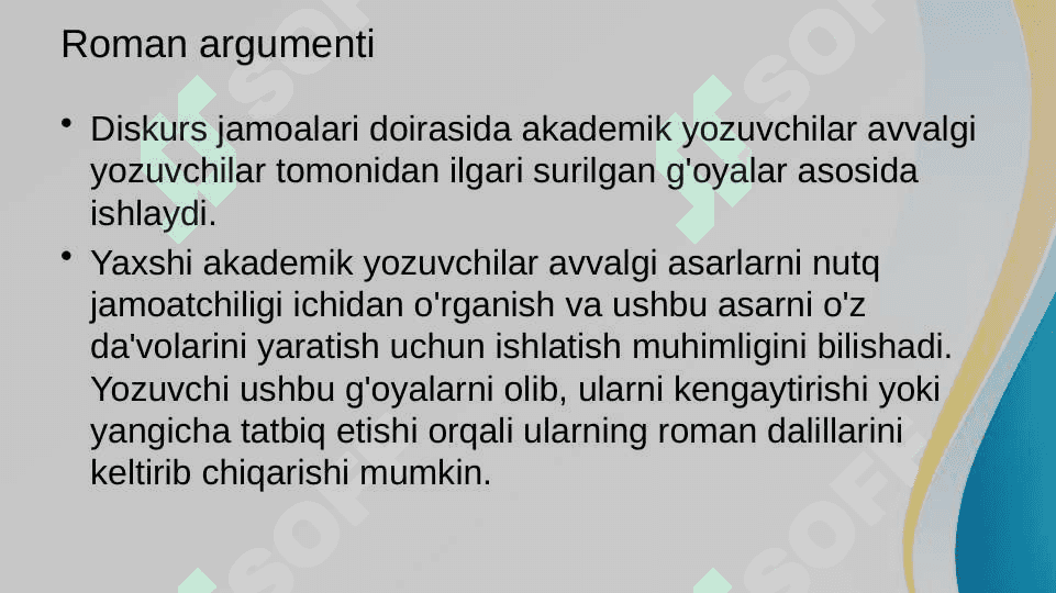 Akademik yozuv - Academic writing 8