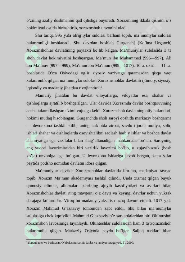 XORAZMSHOHLAR DAVLATI 8