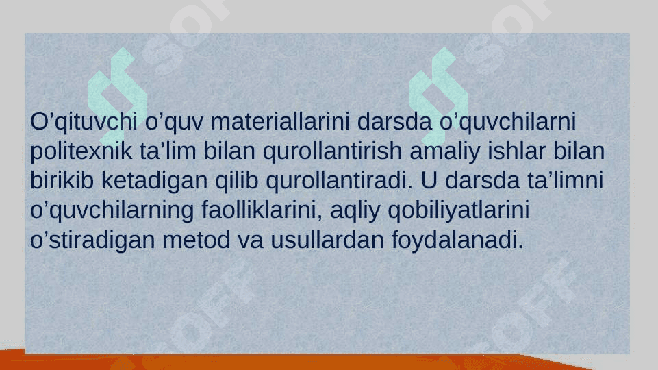 Gazlama bilan ishlash darslarini tashkil etish metodikasi 4