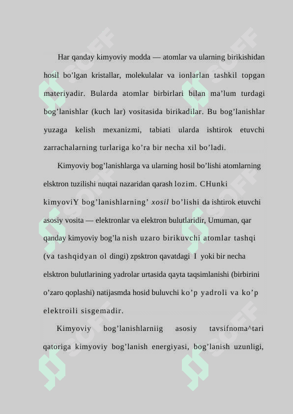 Kimyoviy bog’lanish 3