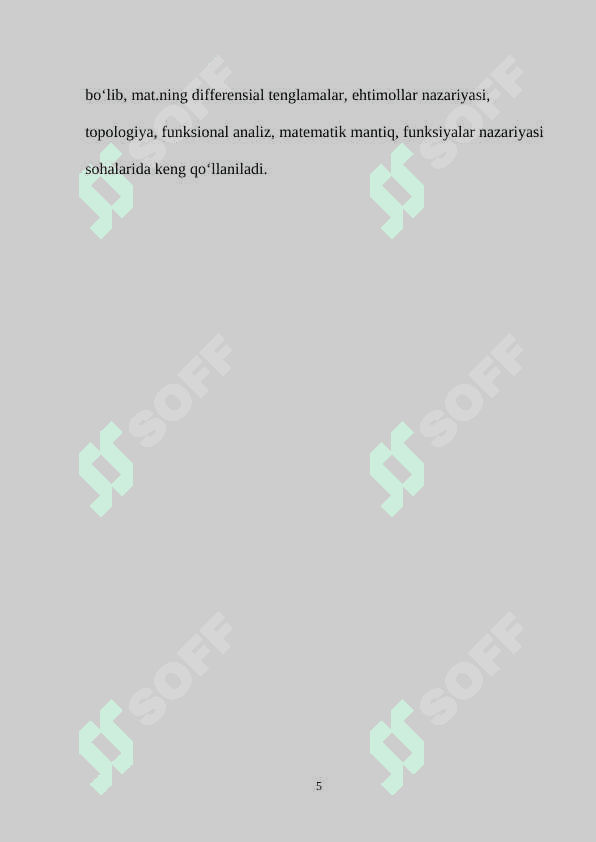 To’plamlar va ular ustida amallar 5