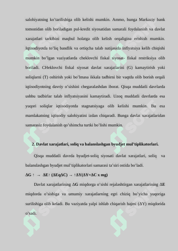 Byudjet - soliq siyosati 2