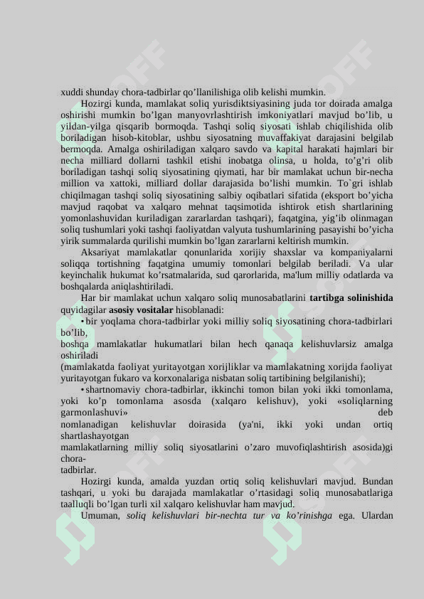 Xalqaro soliq munosabatlari 4