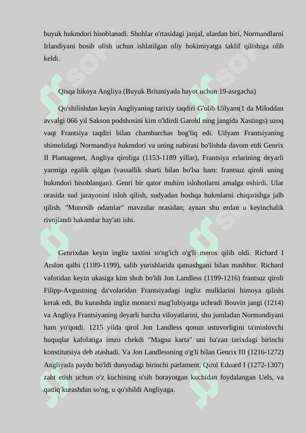 Qadimgi Britaniya qirolliklari. Britaniya tarixi qadim zamonlardan o'rta asrlargacha 7