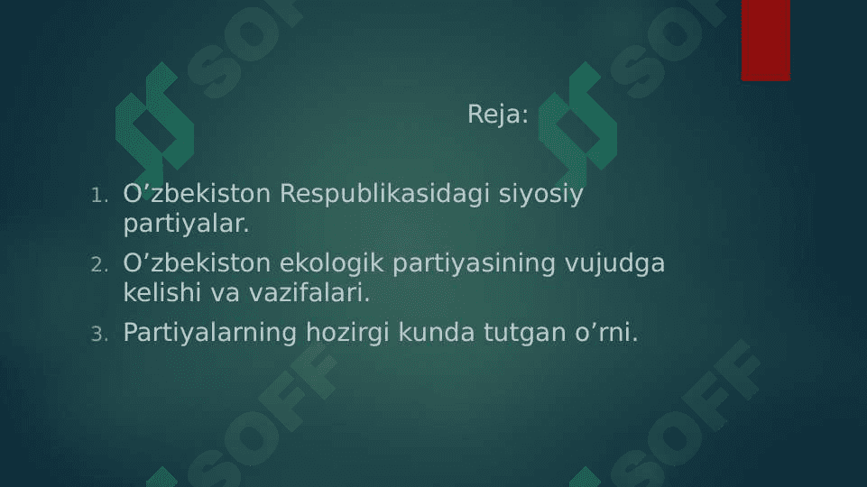 O’zbekiston Respublikasi ekologik partiyasi 2