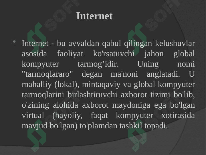 Internet xizmati 2