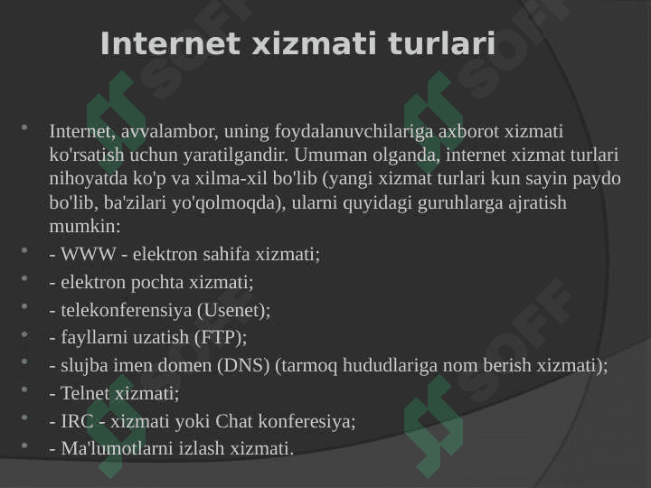 Internet xizmati 4