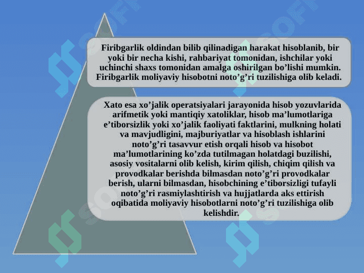 Auditorlik tekshiruvida firibgarlikni aniqlash 4