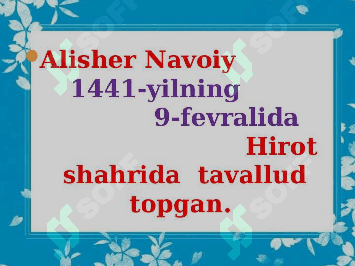 Alisher Navoiy va "Hayrat ul-abror" dostoni 5