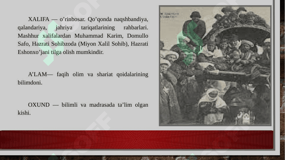 Qo‘qon xonligida diniy mansab va unvonlar 3