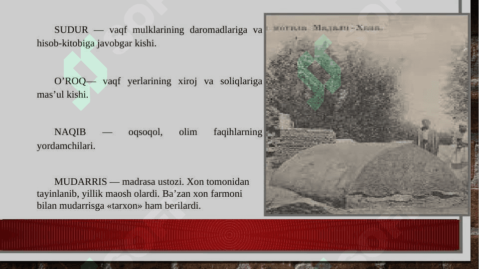 Qo‘qon xonligida diniy mansab va unvonlar 4
