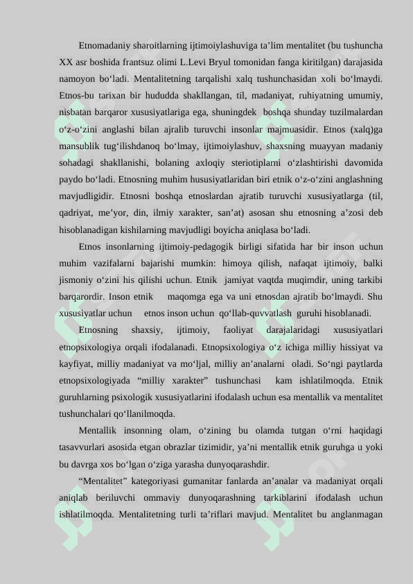 O‘zbek milliy mentaliteti. 3