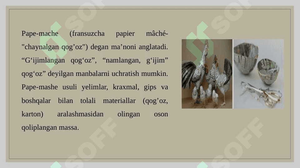 Pape-mashe usulida oyinchoqlar yasash 2