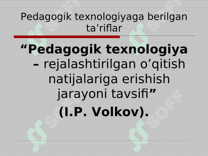 Pedagogik texnologiyalarning ilmiy asoslari 7