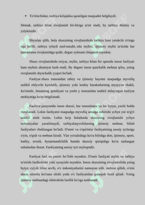 Irsiyat shaxs shakllanishining genetik omili sifatida 3