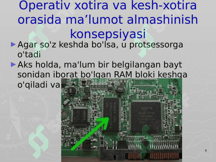 Kesh xotira va xususiyatlari 6