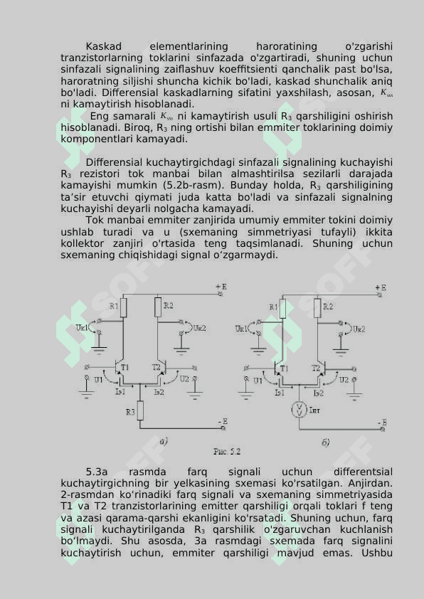 Differnsial kuchaytirgichlar 3