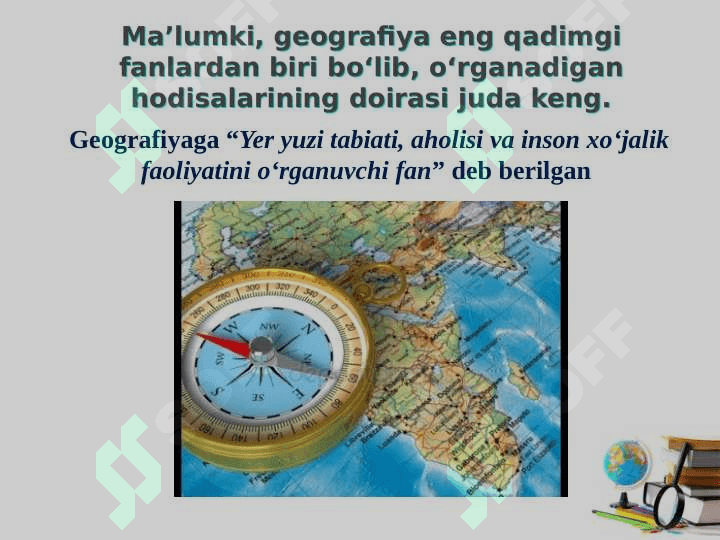 Geografiya fanlari tizimi haqida tushuncha 3