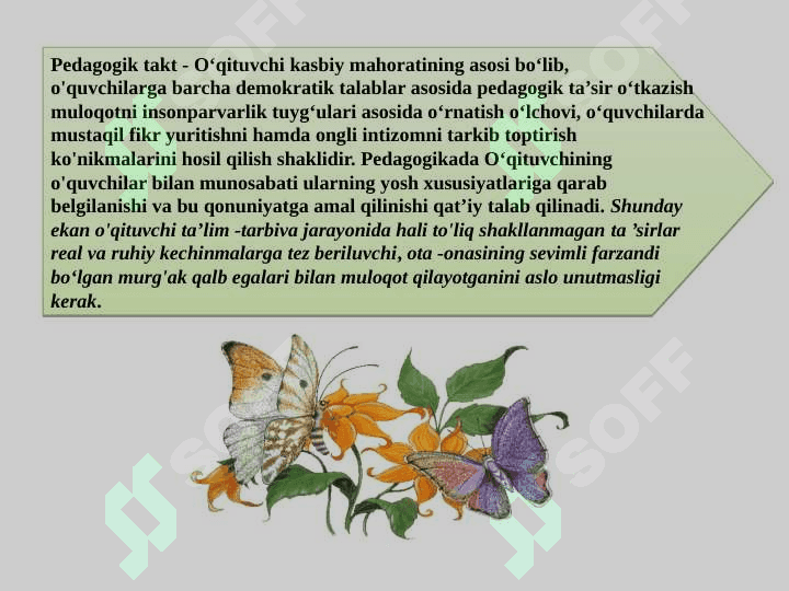 Pedagogik takt va pedagogik etika 5