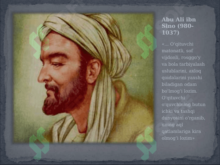 Pedagogik fikr tarixi va maktab amaliyotida o’qituvchi mahorati masalalari 4