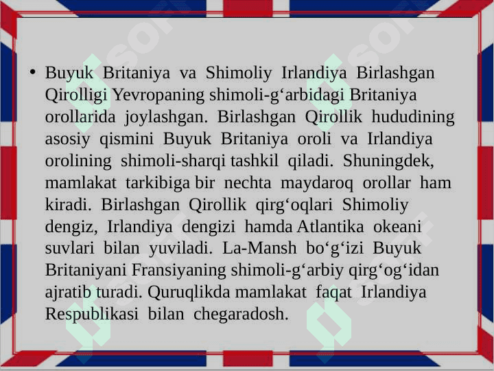 Buyuk  Britaniya  va  Shimoliy  Irlandiya   Birlashgan  Qirolligi 2