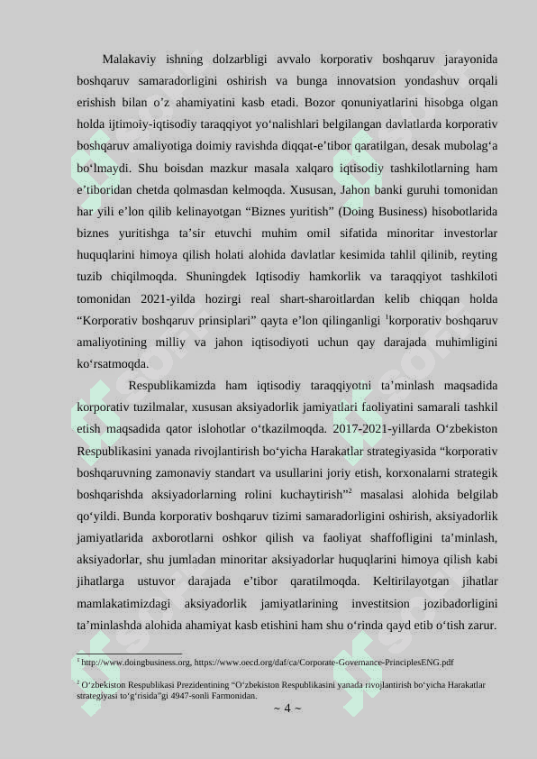 Korporativ boshqaruv samaradorligini oshirishga innovatsion yondashuvlar 2