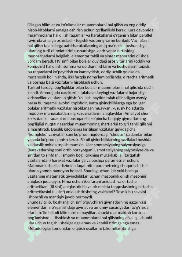 1-sinfda algebra elementlarini oʻrgatish metodikasi 6