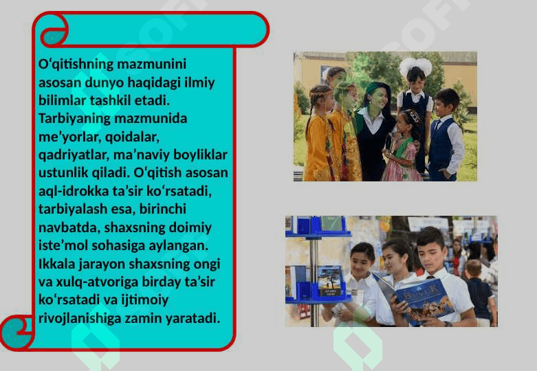 O‘qituvchining tarbiya texnologiyalari asosida faoliyat olib borishi 8