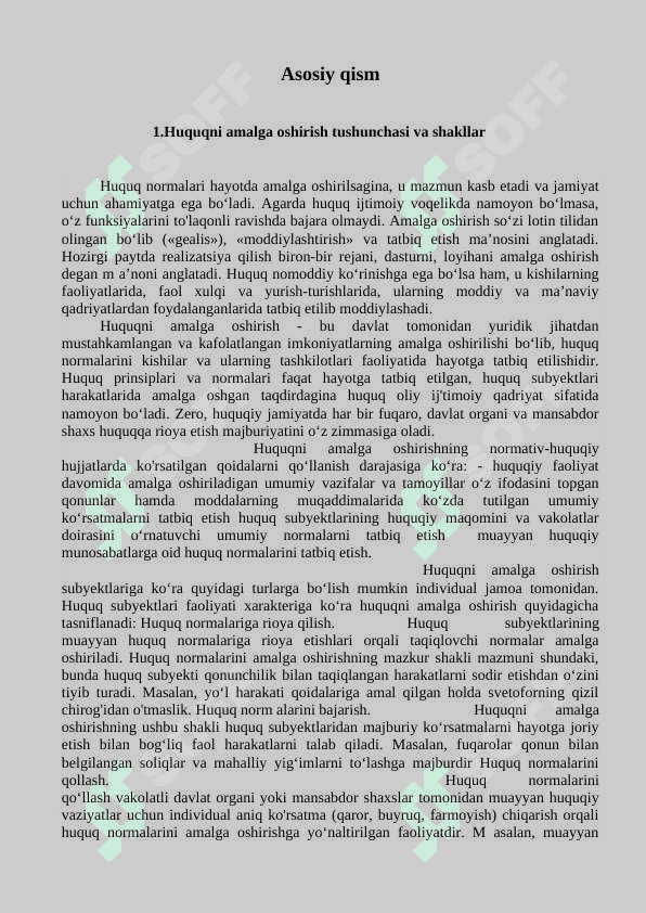 Huquq ustunligi va huquqiy tartibot 3