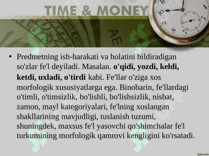 Fe’lning garammatik kategoriyalari 2