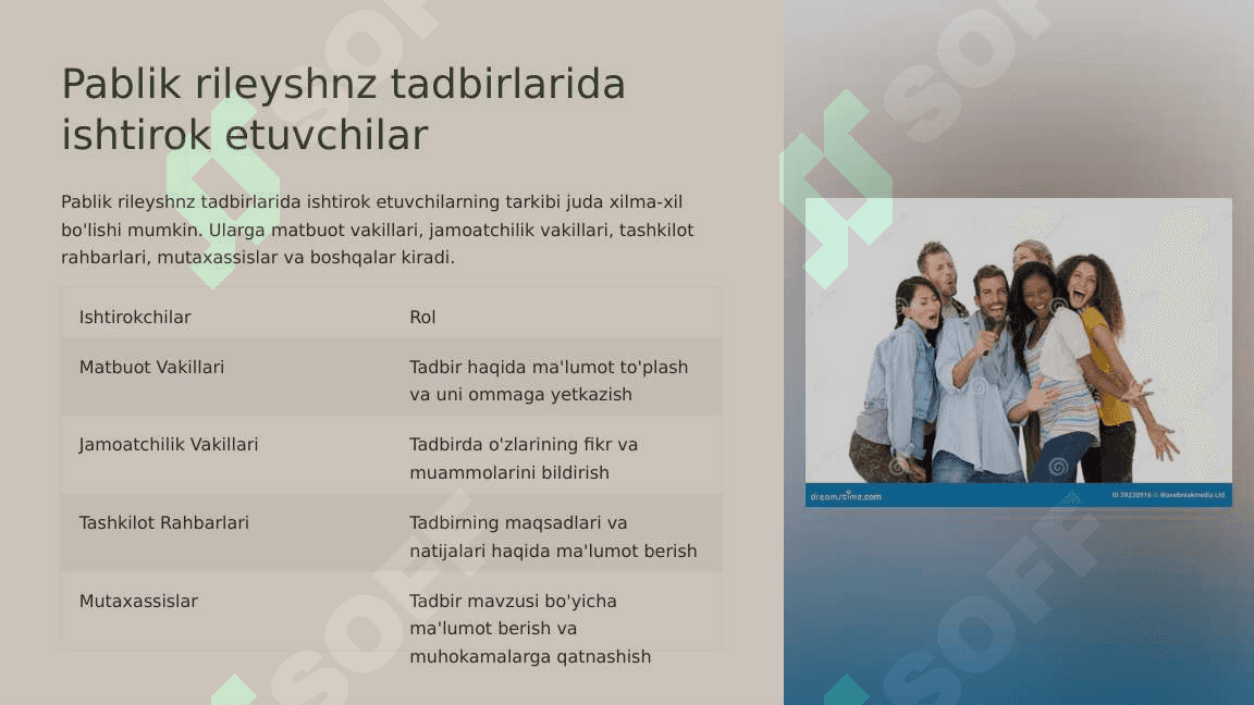 PABLIK RILEYSHNZ CHORA-TADBIRLARI 6