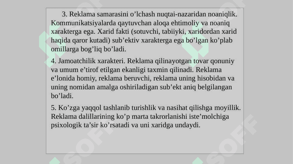REKLAMA - MARKETING KOMMUNIKATSIYASINING ASOSIY UNSURI 5