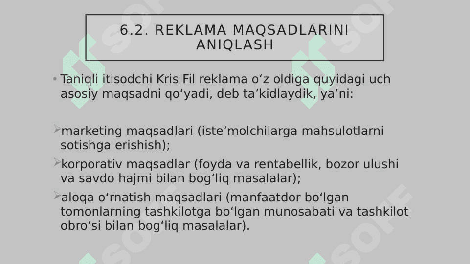 REKLAMA - MARKETING KOMMUNIKATSIYASINING ASOSIY UNSURI 8