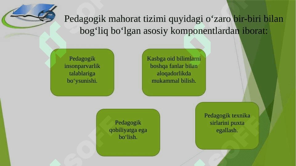 O’QITUVCHINING PEDAGOGIK  MAHORATI. 3