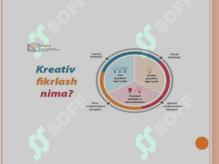Kreativ fikrlash va ijodkorlik 6